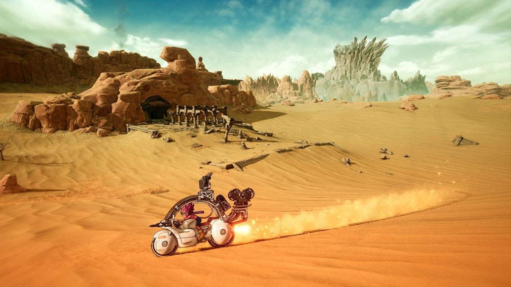 SAND LAND（サンドランド）　『バイク』で砂漠を駆け回る紹介イメージ