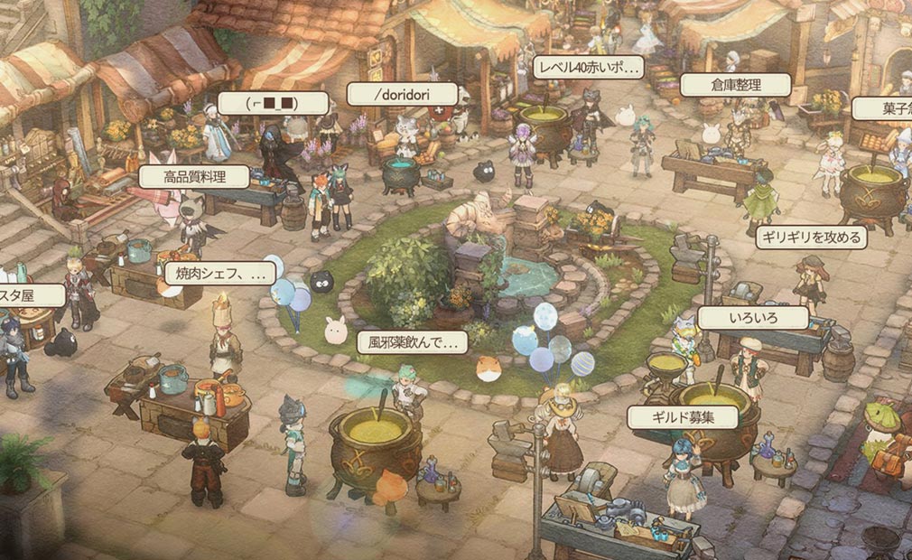 ツリーオブセイヴァー ネバーランド（Tree of Savior Neverland）TosNeverland　『露店』紹介イメージ