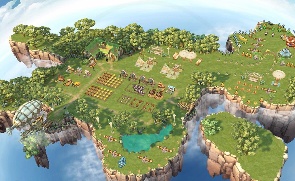 ツリーオブセイヴァー ネバーランド（Tree of Savior Neverland）TosNeverland　空島にある『マイホーム』紹介イメージ