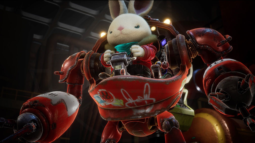 Rusty Rabbit（ラスティラビット）　愛機『ポンコツ』を使って遺跡内を突き進む紹介イメージ