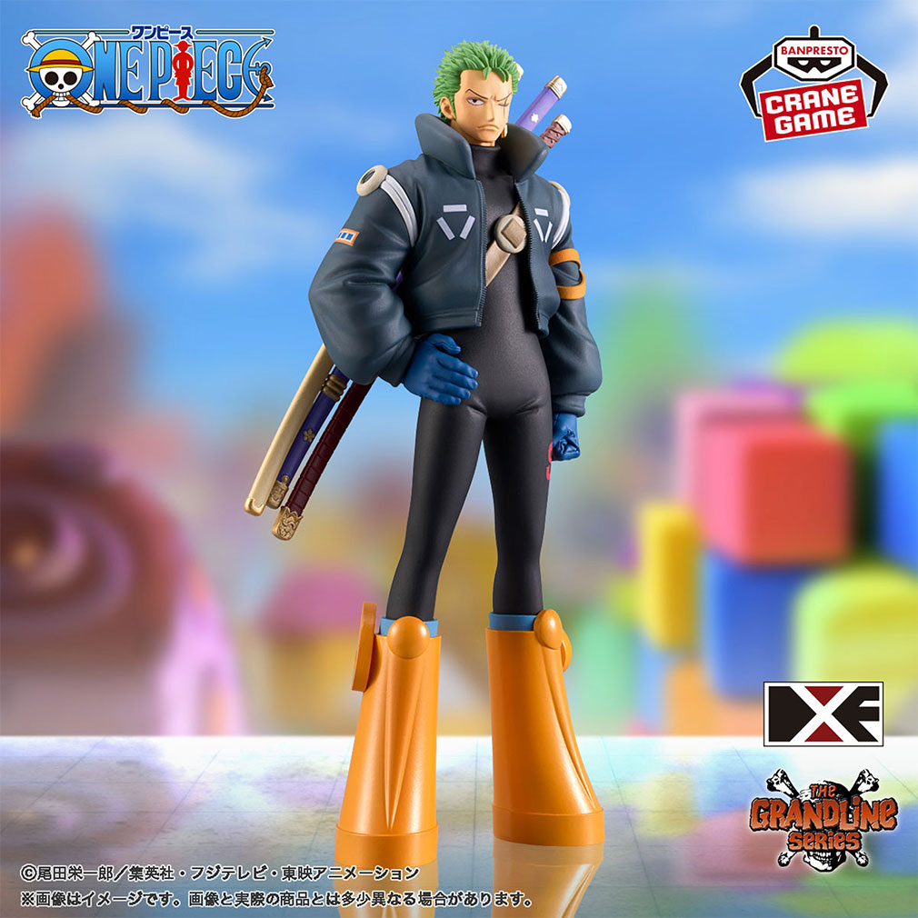 2024年8月登場プライズ「ワンピース DXF～THE GRANDLINE SERIES～エッグヘッド RORONOA ZORO」紹介イメージ