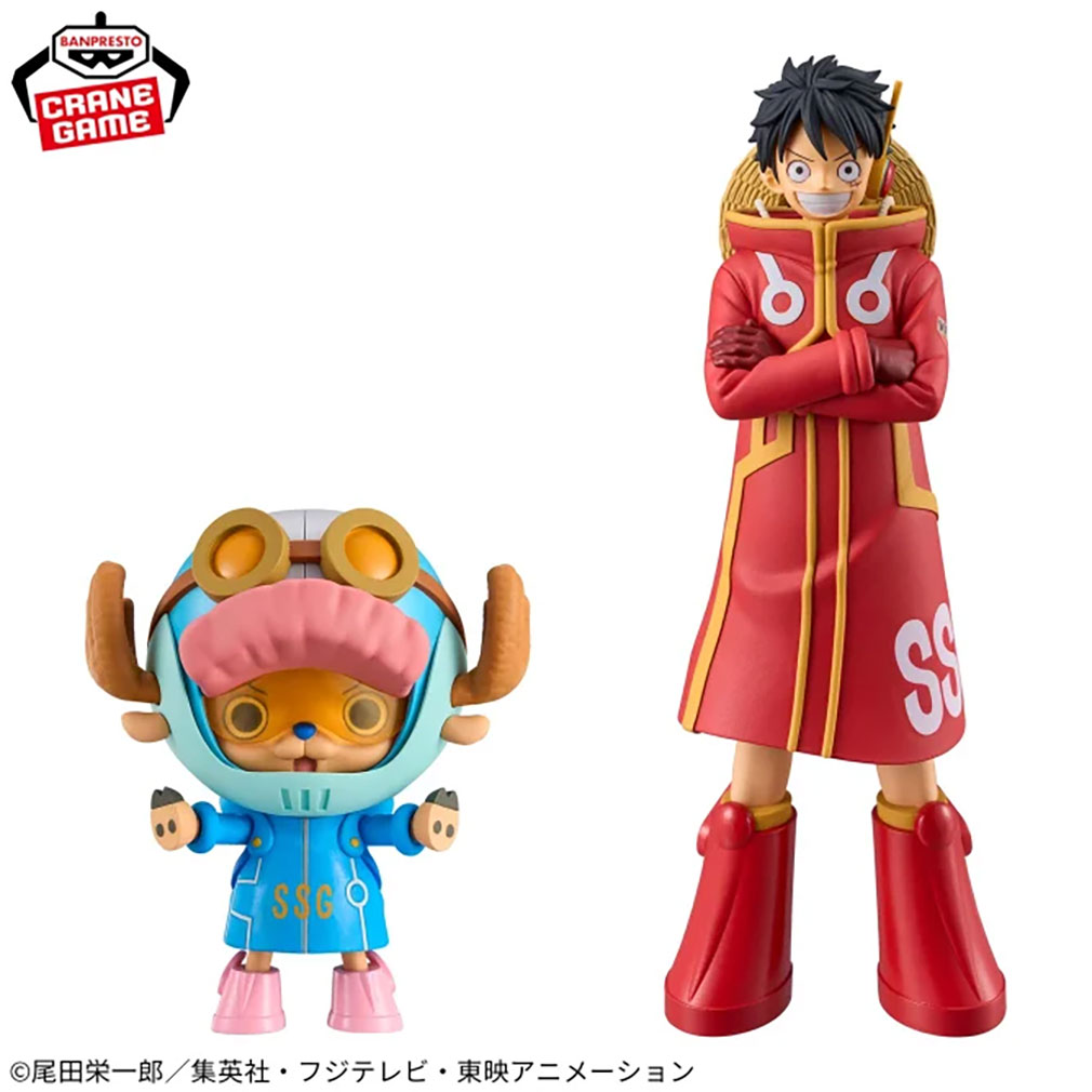 2024年7月登場プライズ「ワンピース DXF～THE GRANDLINE SERIES～エッグヘッド TONYTONY.CHOPPER&MONKEY.D.LUFFY」紹介イメージ