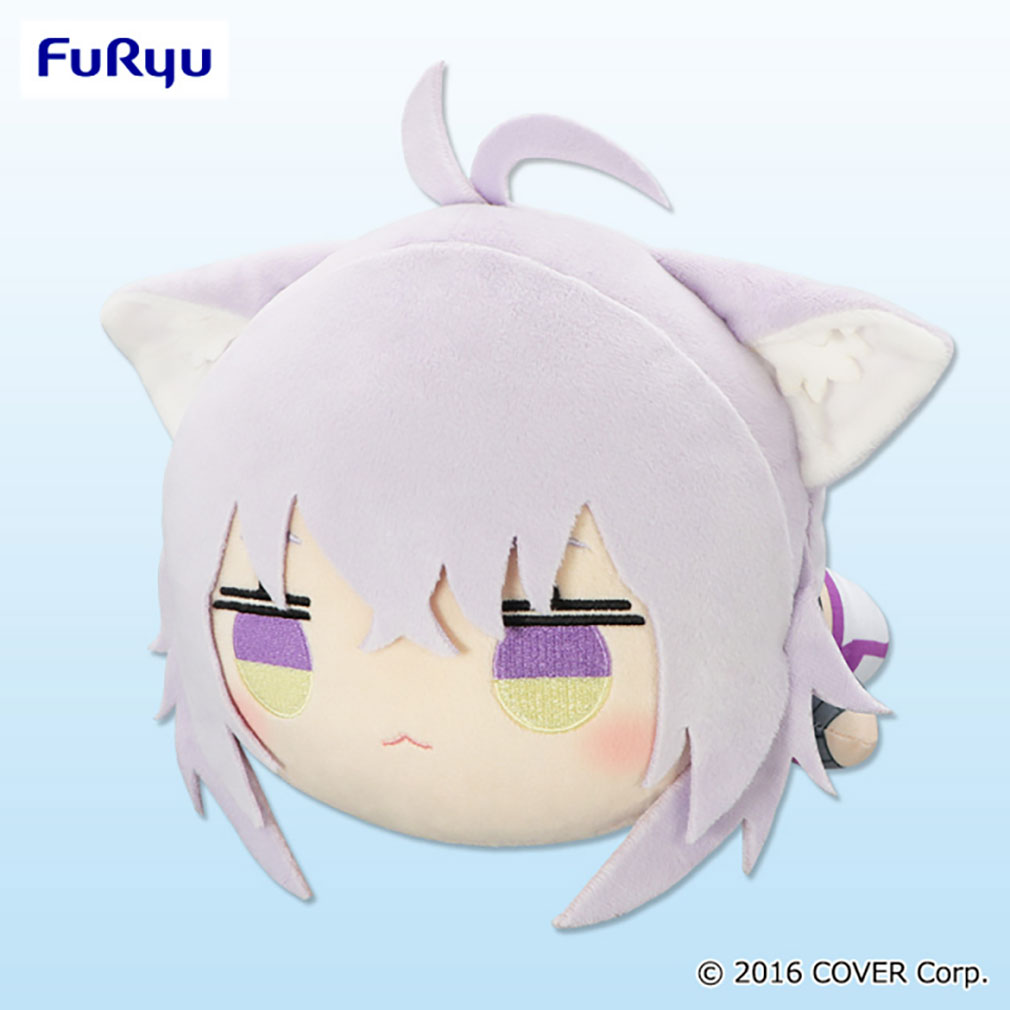 ホロライブ #hololive　2025年5月登場プライズ「寝そべりぬいぐるみー猫又おかゆー」紹介イメージ