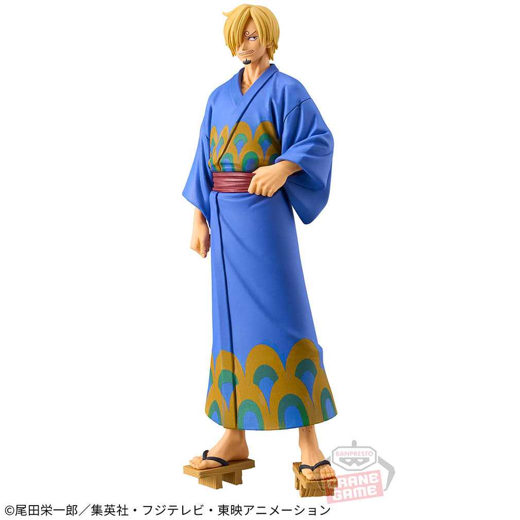 2024年2月登場プライズ「ワンピース DXF～THE GRANDLINE SERIES～ワノ国 SANJI-浴衣ver.-」紹介イメージ