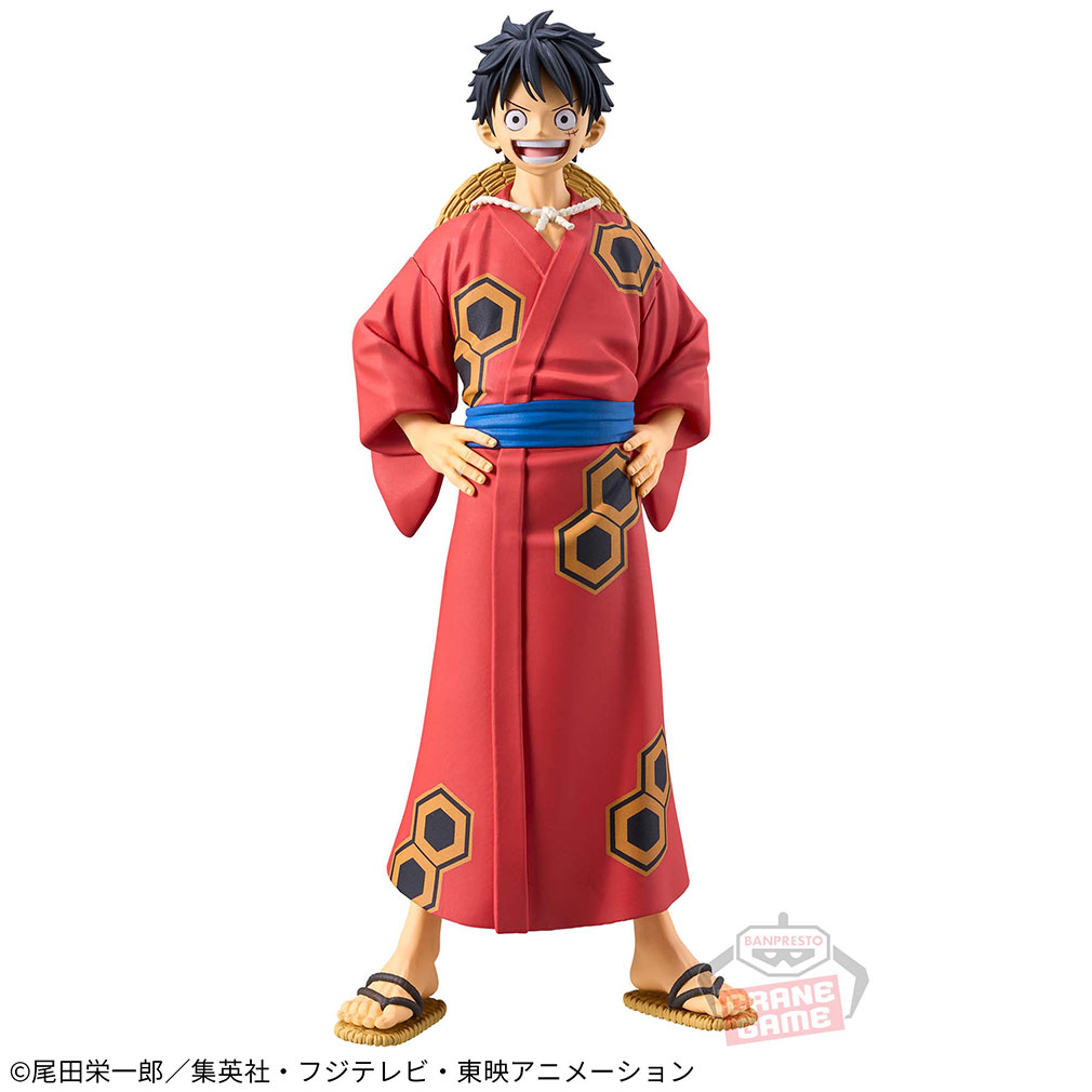 2024年1月登場プライズ「ワンピース DXF～THE GRANDLINE SERIES～ワノ国 MONKEY.D.LUFFY-浴衣ver.-」紹介イメージ