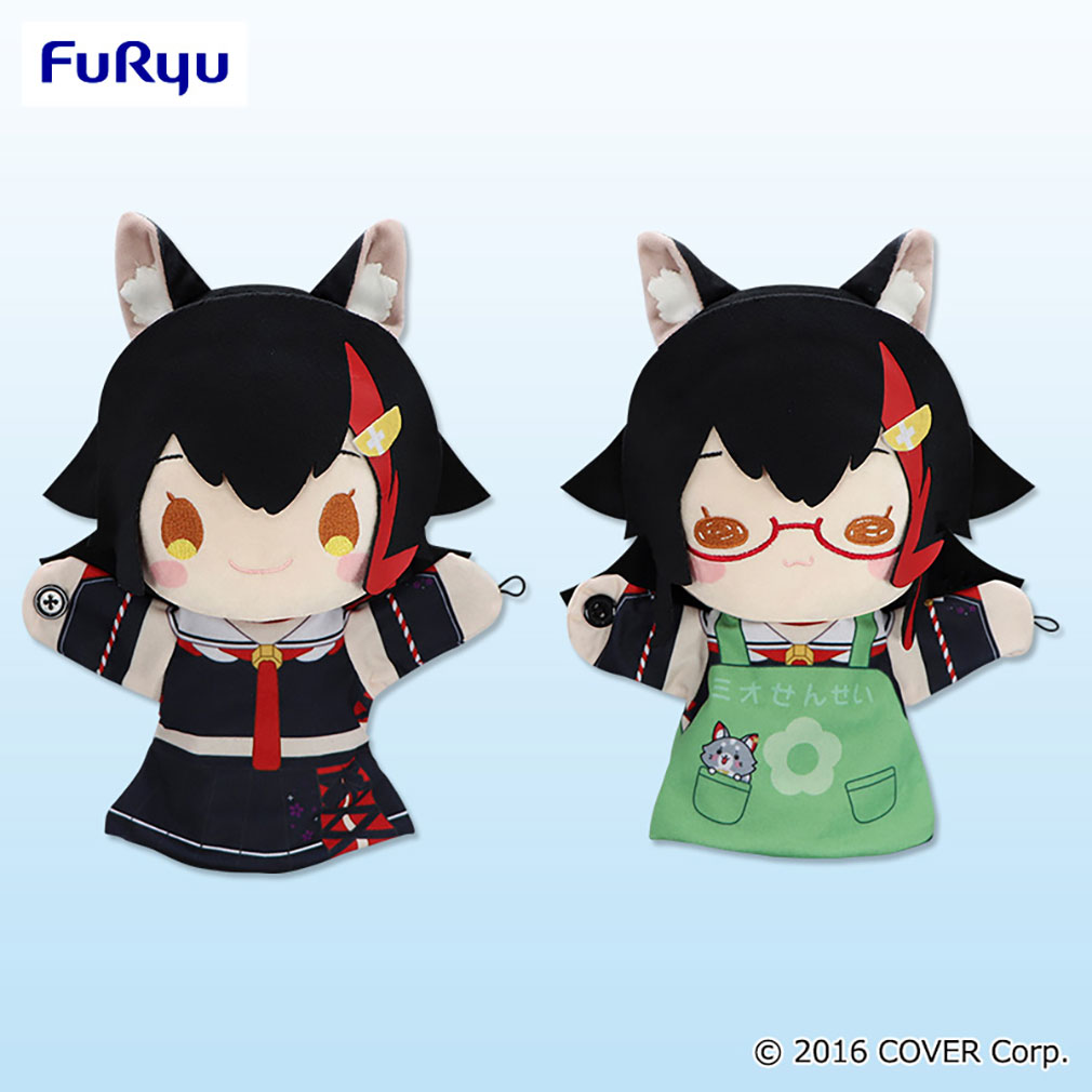 ホロライブ #hololive 2025年9月登場プライズ「大神ミオ パペットぬいぐるみ」紹介イメージ