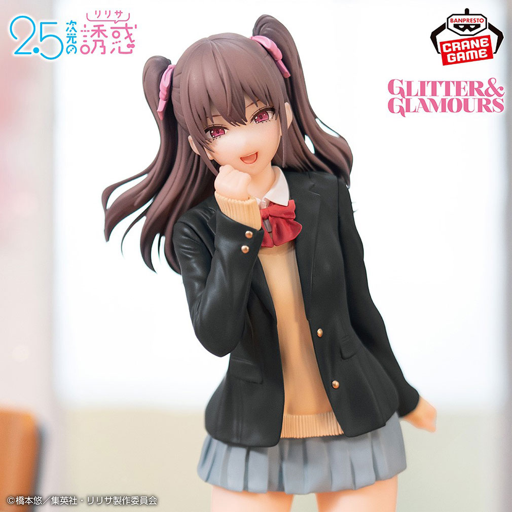 2024年8月登場プライズ「2.5次元の誘惑 GLITTER&GLAMOURS 橘 美花莉 制服ver.」紹介イメージ