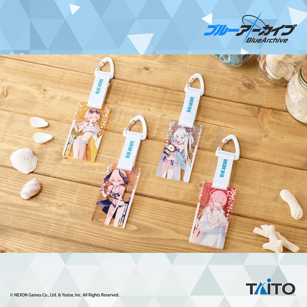 2025年10月登場プライズ「ブルーアーカイブ -Blue Archive- 描き下ろしアクリルキーホルダー 水着ver.」紹介イメージ