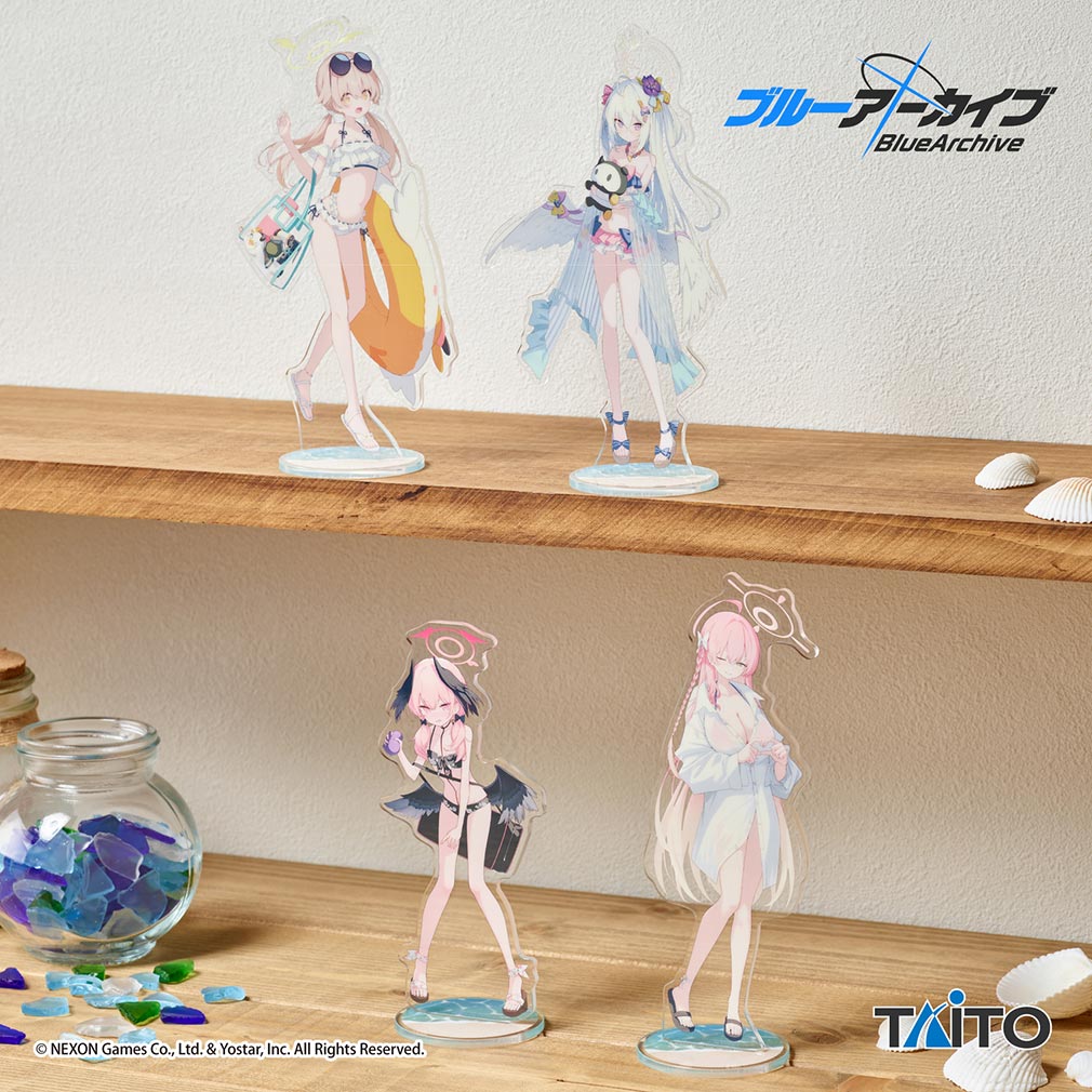 2025年11月登場プライズ「ブルーアーカイブ -Blue Archive- 描き下ろしアクリルスタンド　水着ver.」紹介イメージ