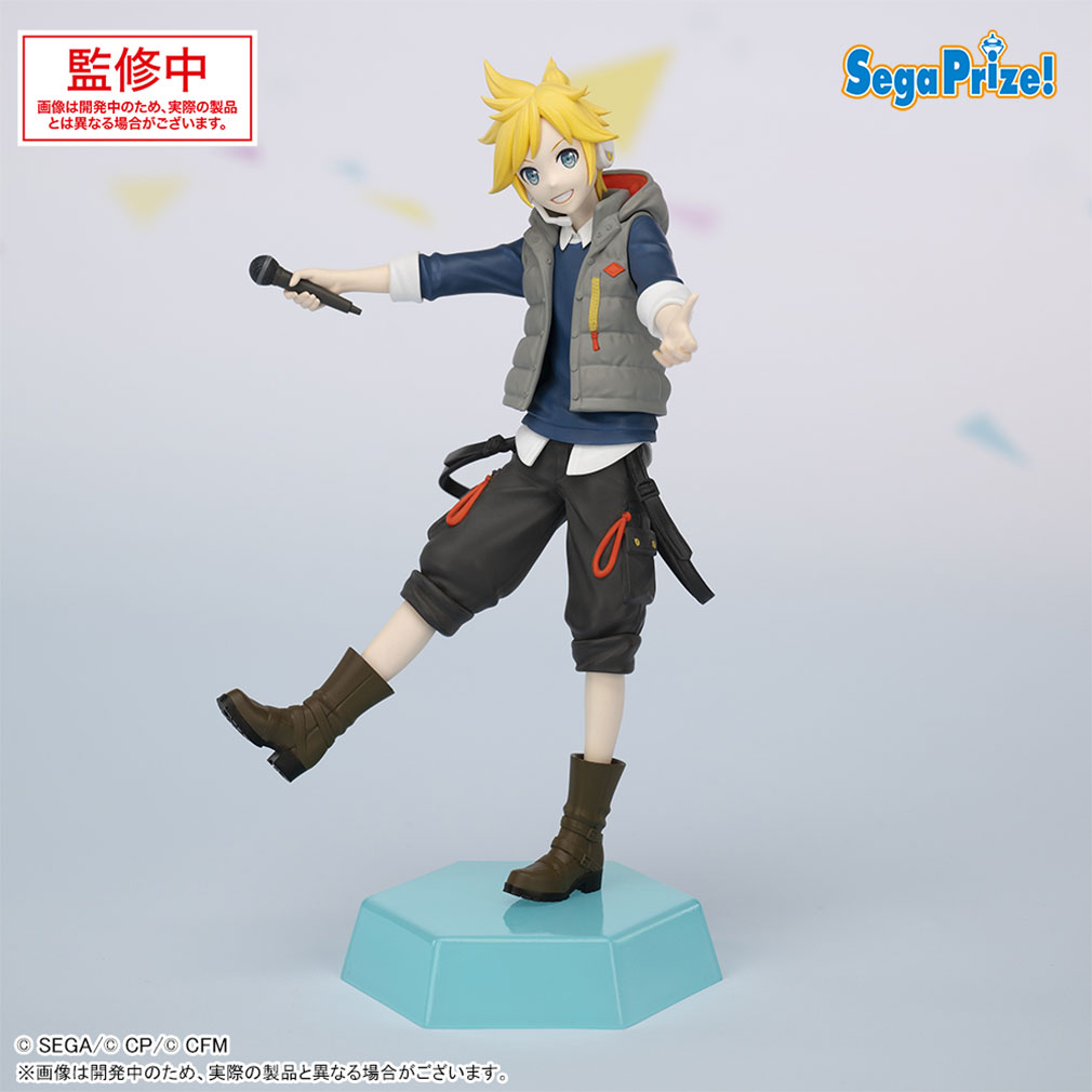 プロジェクトセカイカラフルステージ！feat.初音ミク（プロセカ）　2025年7月登場プライズ「Desktop×Decorate Collections　“ストリートのセカイの鏡音レン”」紹介イメージ