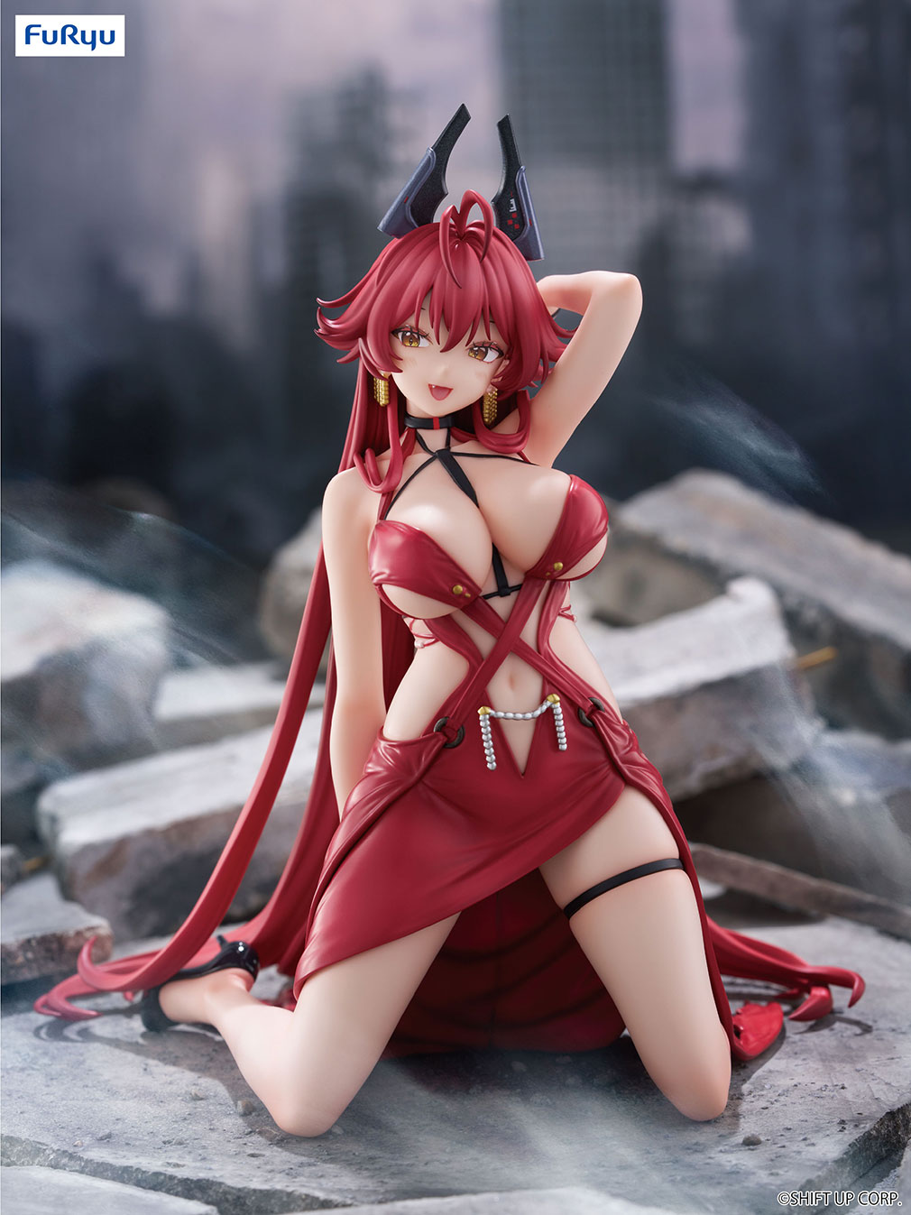 NIKKE(ニケ)2025年12月登場プライズ「ぬーどるストッパーフィギュアーレッドフード - ナンセンスレッドー」紹介イメージ