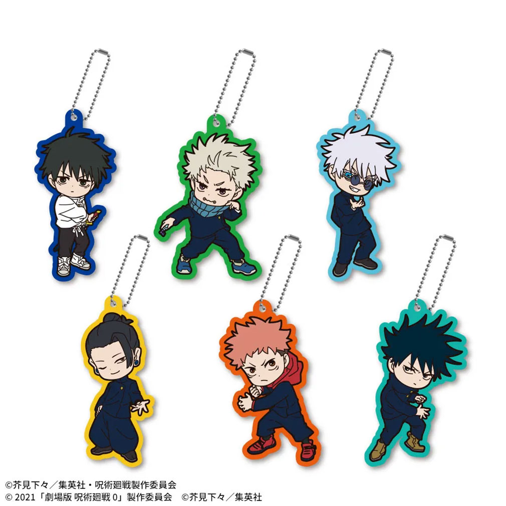 2025年10月登場プライズ「アニメ『呪術廻戦』5周年ラバーマスコット」紹介イメージ