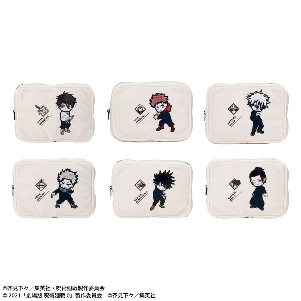 2025年11月登場プライズ「アニメ『呪術廻戦』5周年スクエアポーチ」紹介イメージ