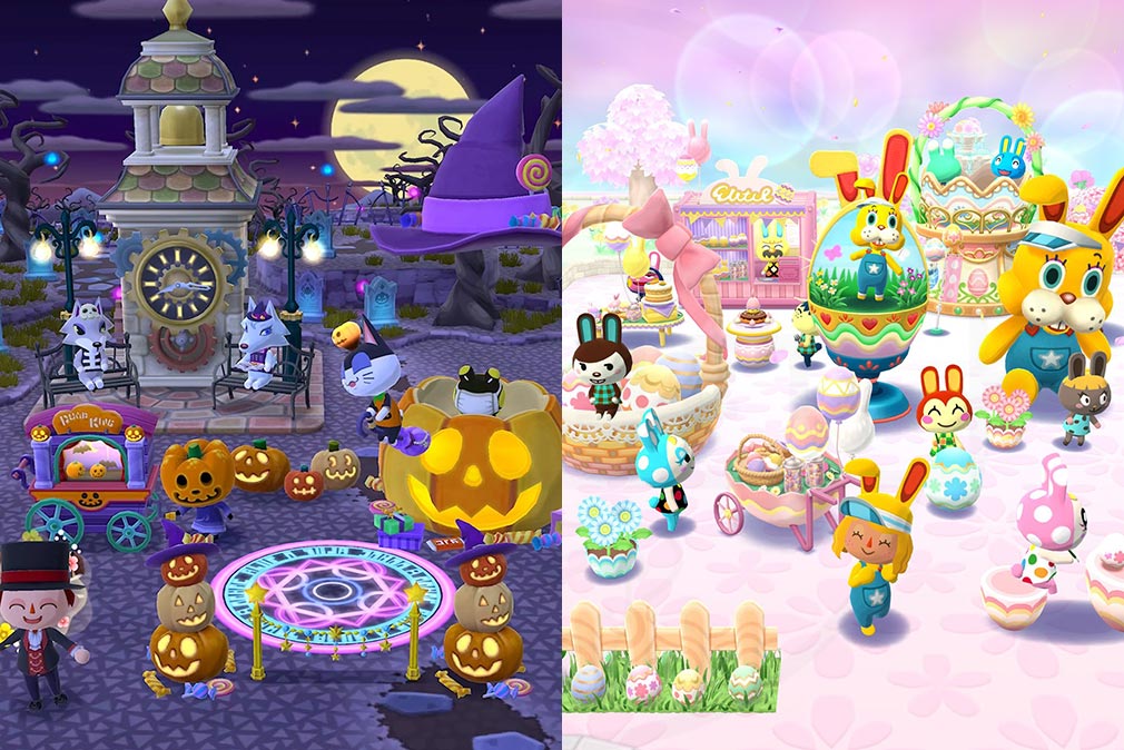 どうぶつの森 ポケットキャンプ コンプリート（ポケ森コンプリート）　イベント『ハロウィン』、『イースター』紹介イメージ