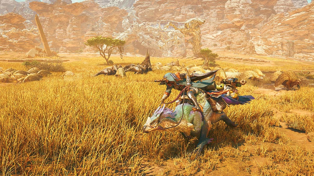 モンスターハンターワイルズ（モンハンワイルズ）Monster Hunter Wilds（MHWs）　乗用動物『セクレト』紹介イメージ