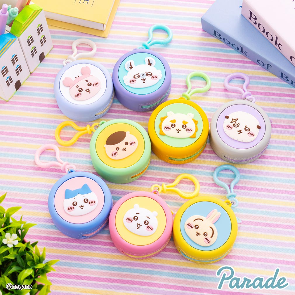 2025年10月登場プライズ「ちいかわ まんまるミニシリコンポーチ」紹介イメージ