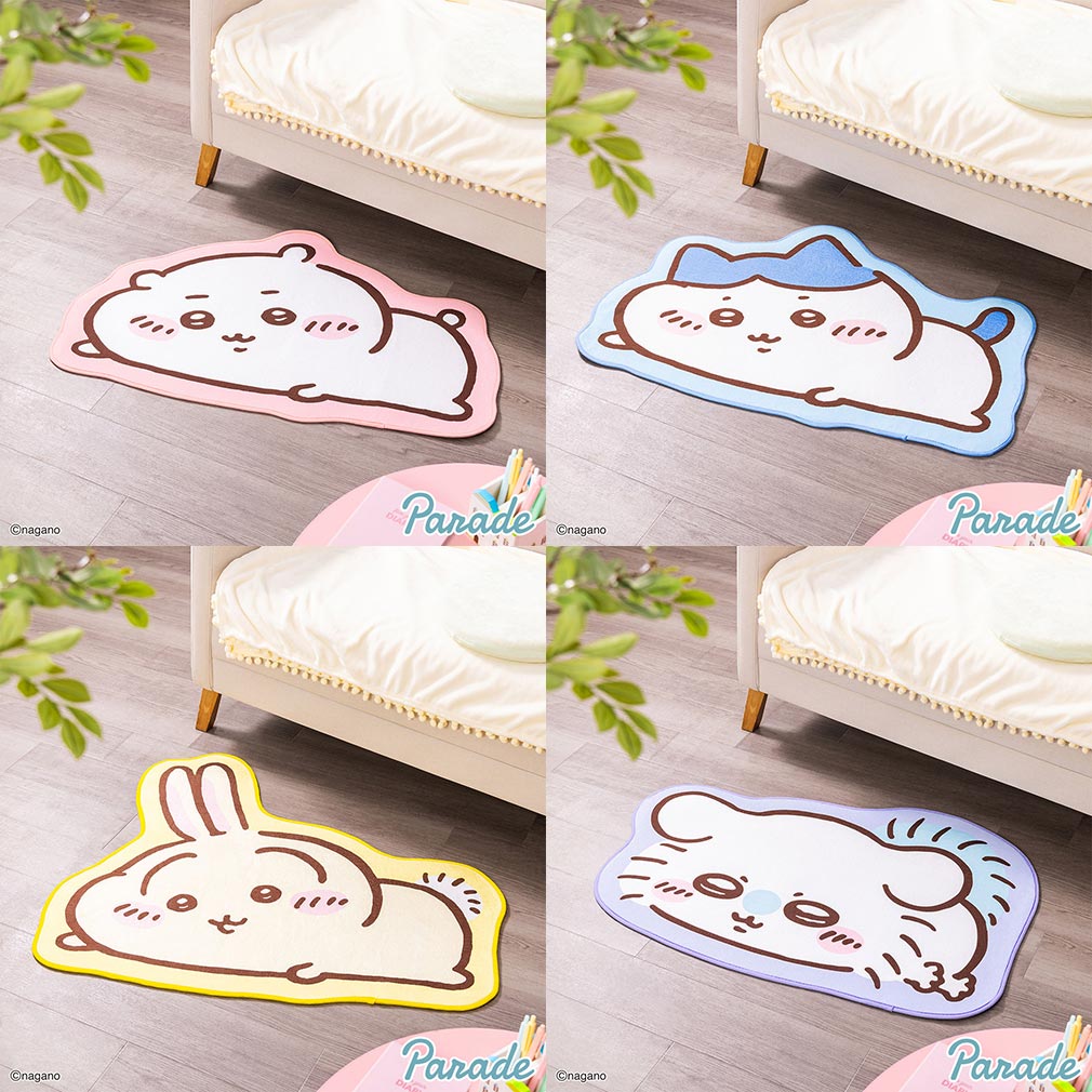 2025年11月登場プライズ「ちいかわ ラグマット~ねそべり~」紹介イメージ