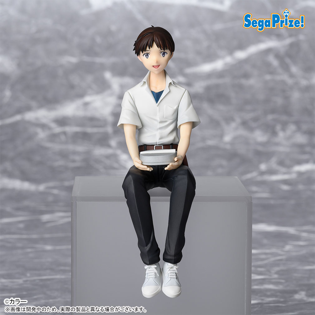 ヱヴァンゲリヲン新劇場版2025年10月登場プライズ「ちょこのせ　プレミアムフィギュア“碇シンジ”」紹介イメージ