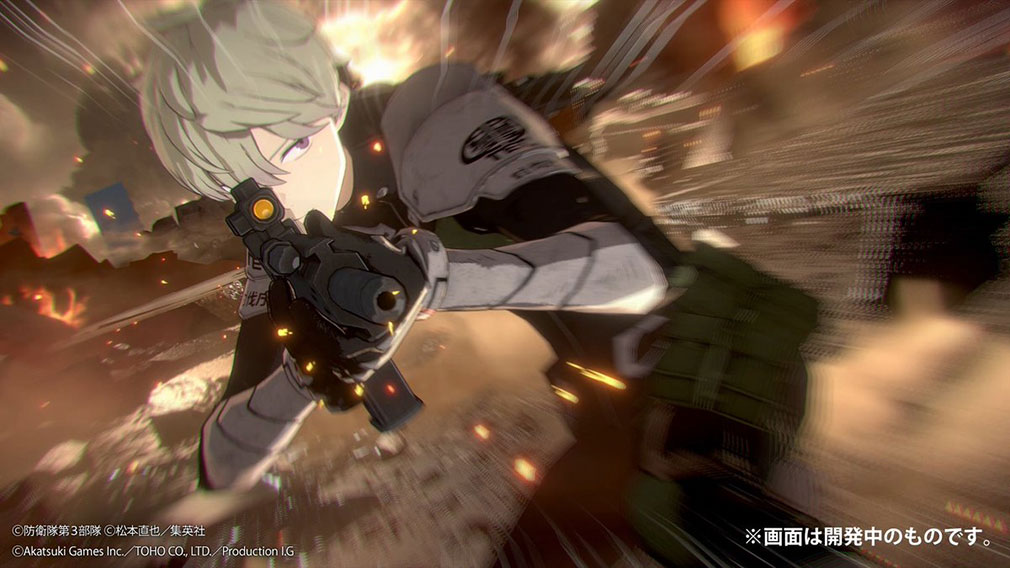 怪獣8号 THE GAME　『市川レノ』の銃撃紹介イメージ