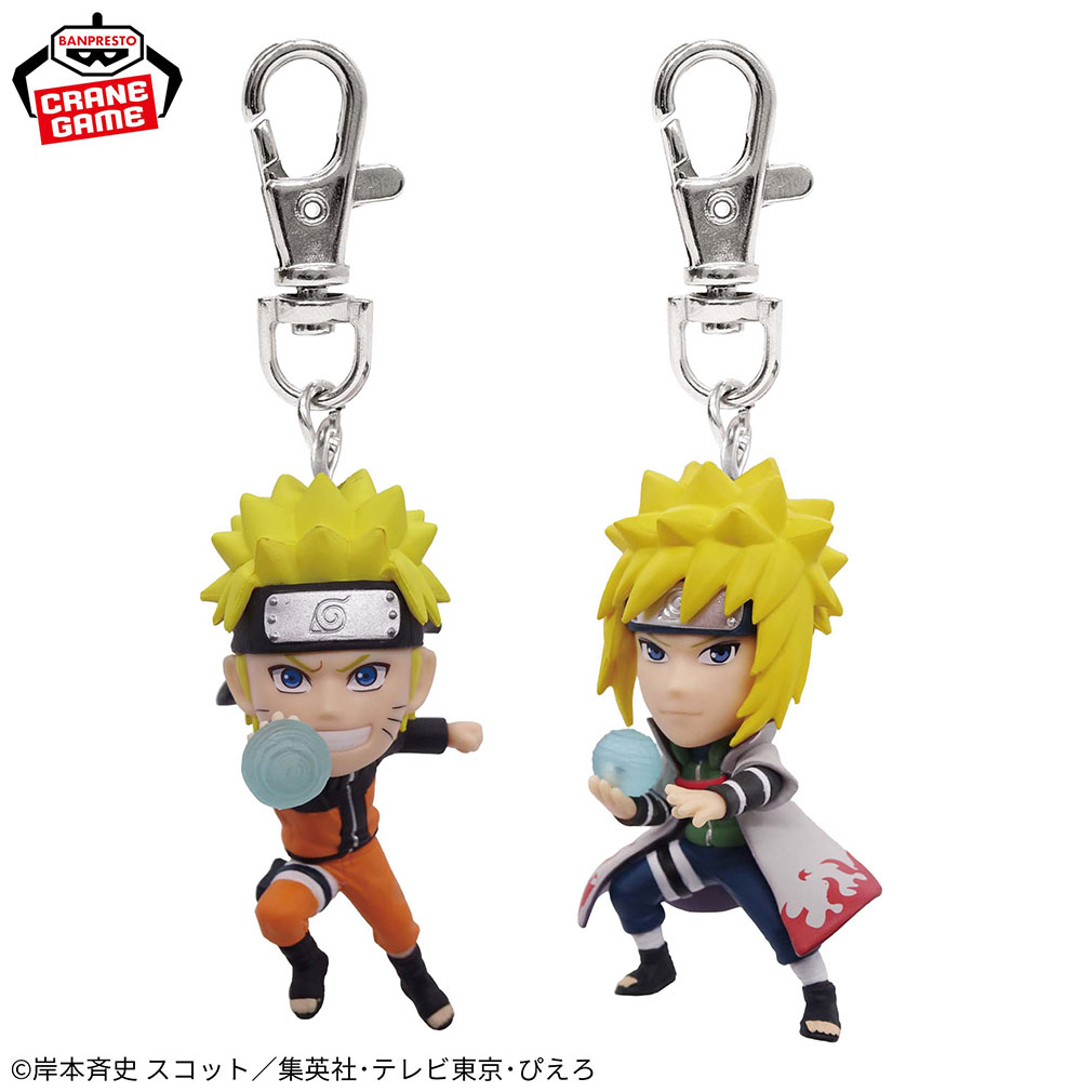 NARUTO-ナルト- 疾風伝2025年5月登場プライズ「フィギュアキーホルダー～うずまきナルト・波風ミナト～」紹介イメージ