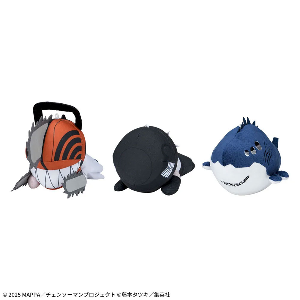 劇場版『チェンソーマン レゼ篇』2025年11月登場プライズ「寝そべり ぬいぐるみ“チェンソーマン&ボム&ビーム”」紹介イメージ