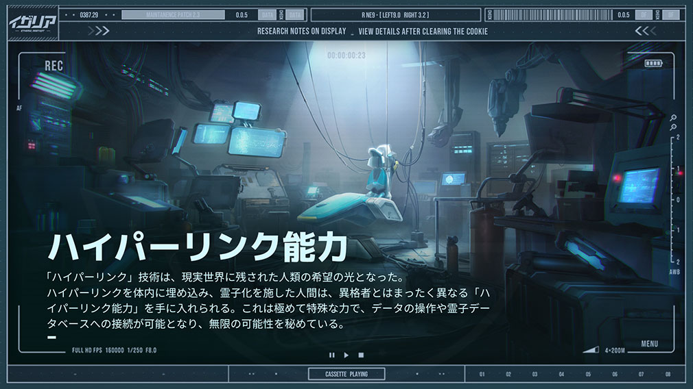 イザリア　世界観『ハイパーリンク能力』紹介イメージ