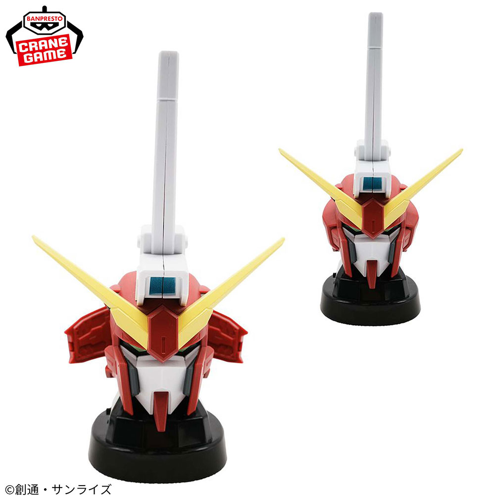 機動戦士ガンダムSEED FREEDOM 2025年10月登場プライズ「インフィニットジャスティスガンダム弐式ヘッド型スピーカーver.2」紹介イメージ