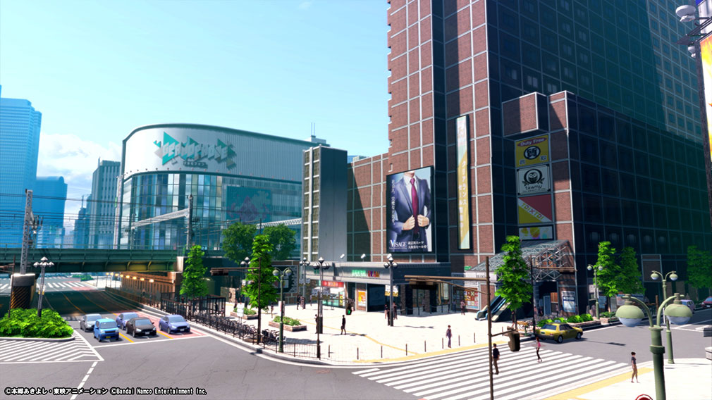 デジモンストーリー タイムストレンジャー　人間世界『西武新宿駅』紹介イメージ