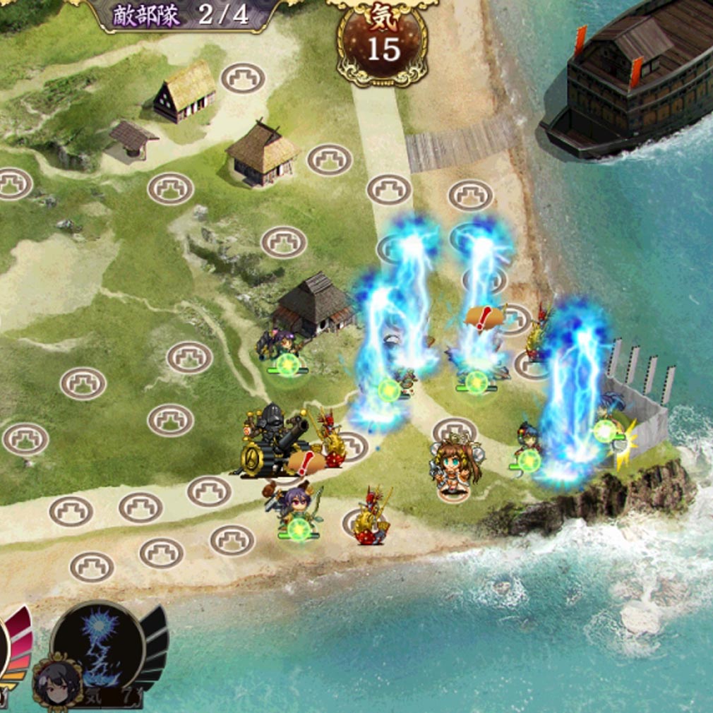 御城プロジェクト:RE CASTLE DEFEN（城プロ）　タワーディフェンス系（TD）バトルスクリーンショット
