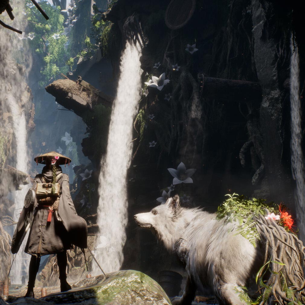 Beast of Reincarnation（ビースト・オブ・リンカネーション）ビーカネ　主人公『エマ』と腐蝕犬『クゥ』が旅に出るスクリーンショット