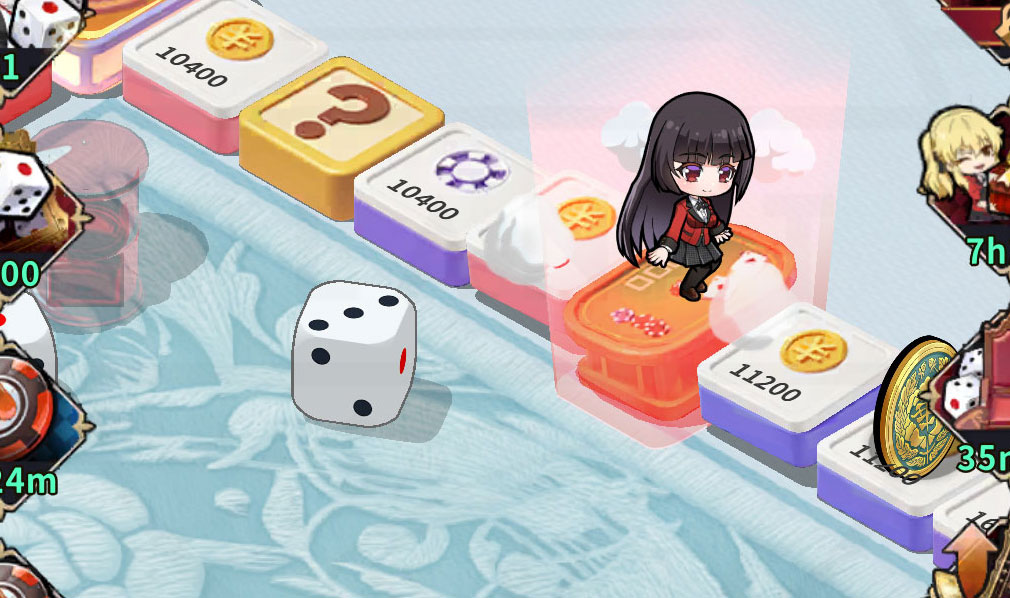 賭ケグルイALLIN　カジノのマスで止まるスクリーンショット