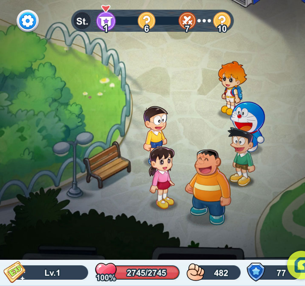 ドラえもん コミックトラベラー（コミトラ）　探索ステージスクリーンショット