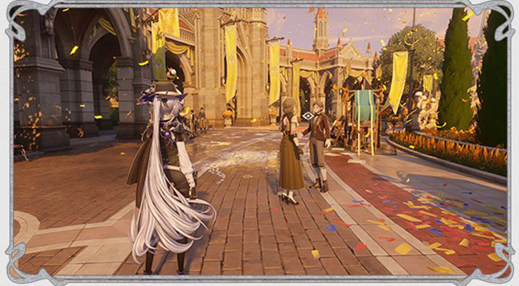 白銀の城　『情報収集』紹介イメージ