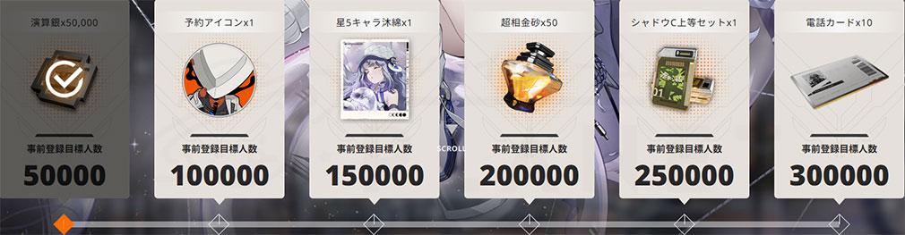 新月同行　事前登録特典紹介イメージ
