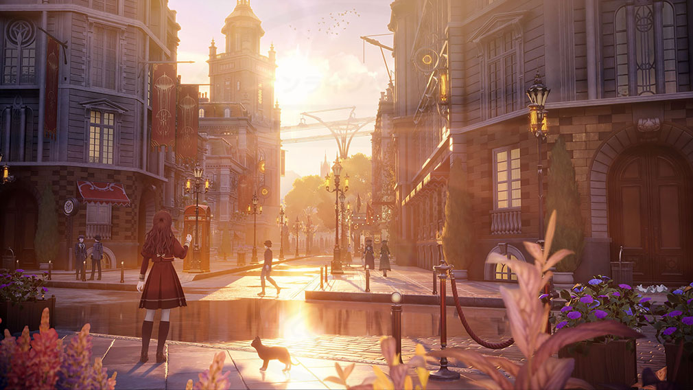白銀の城　Unreal Engine 5で描いたオープンワールド紹介イメージ