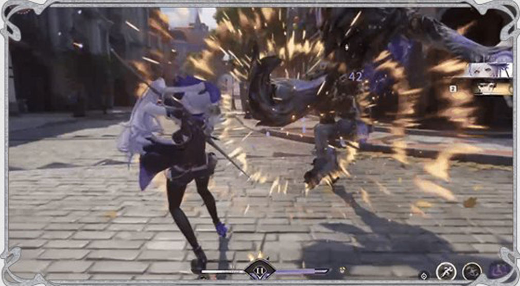 白銀の城　『パリィ』紹介イメージ