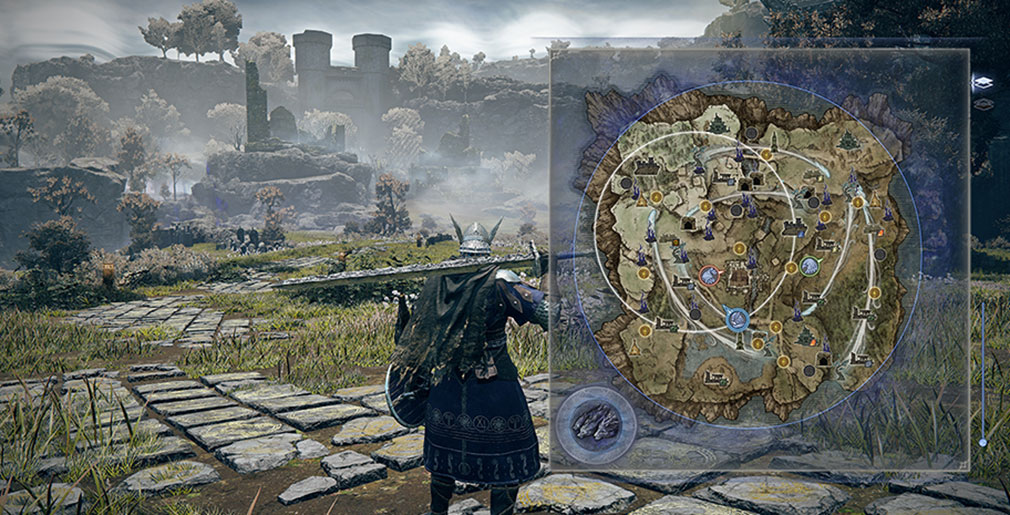 ELDEN RING NIGHTREIGN（エルデンリング ナイトレイン）　『地図』スクリーンショット