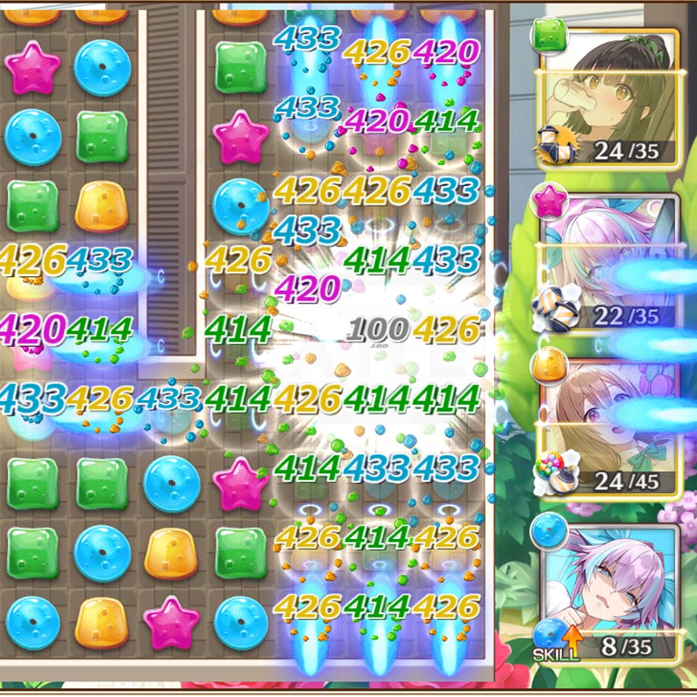 スイートホームメイド（スイメド）　ド派手パズルスクリーンショット