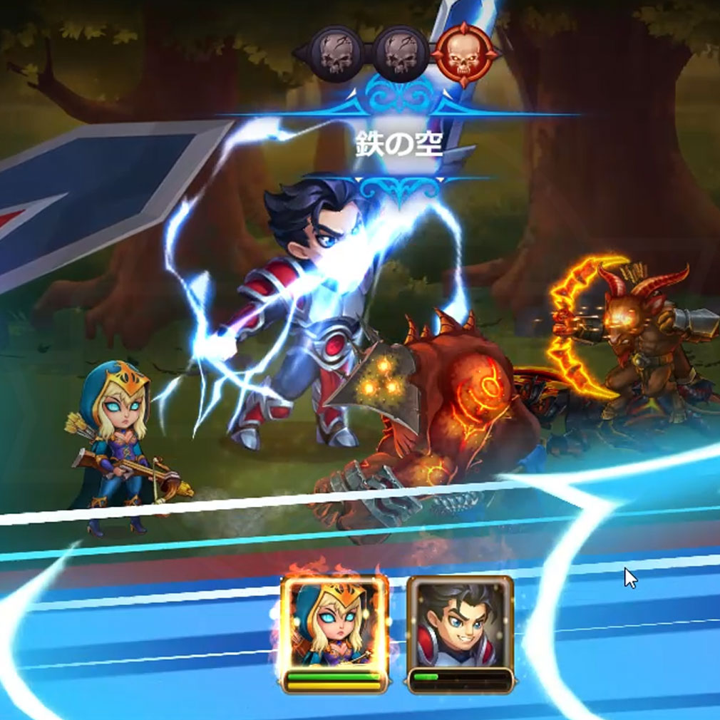 Hero Wars（ヒーローウォーズ）　ウェーブバトルスクリーンショット