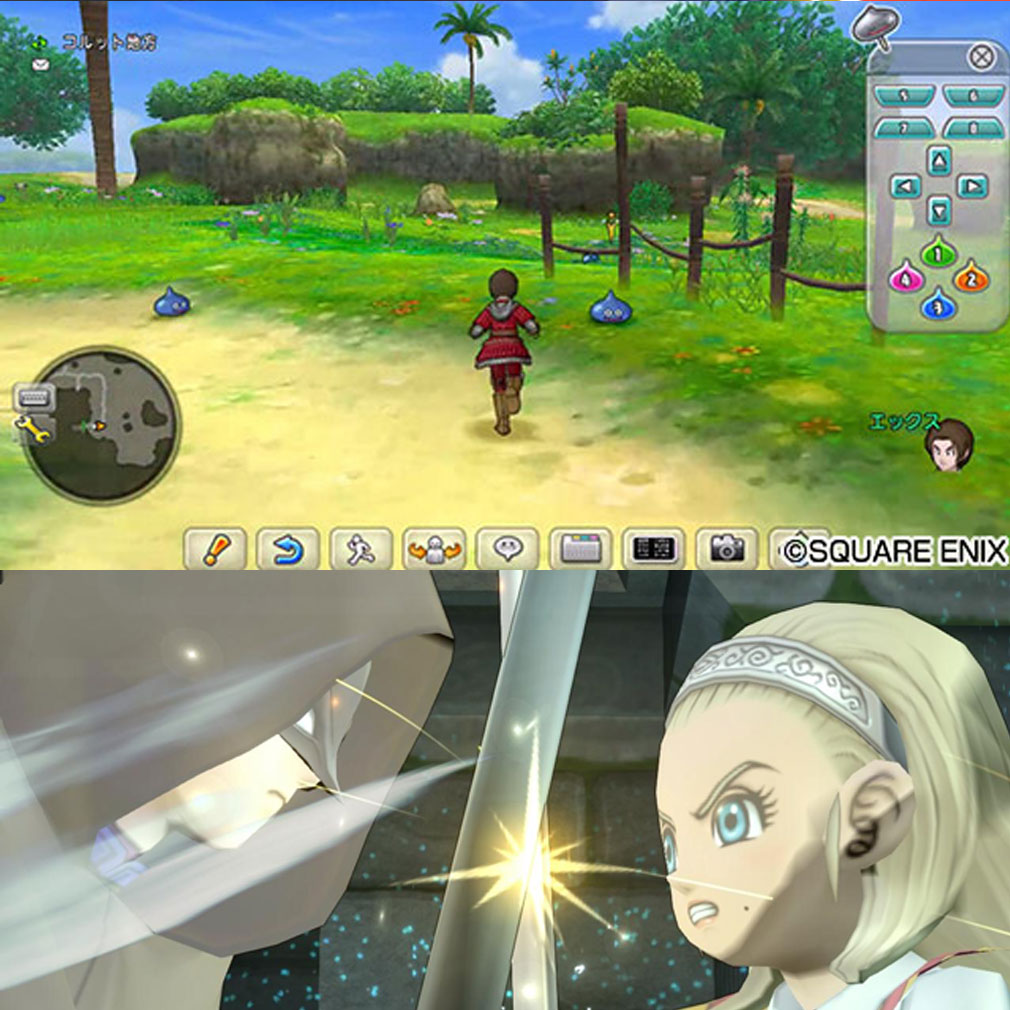 ドラゴンクエストX オンライン（DQX DQ10 ドラクエX ドラクエ10）　フィールド探索、ストーリースクリーンショット