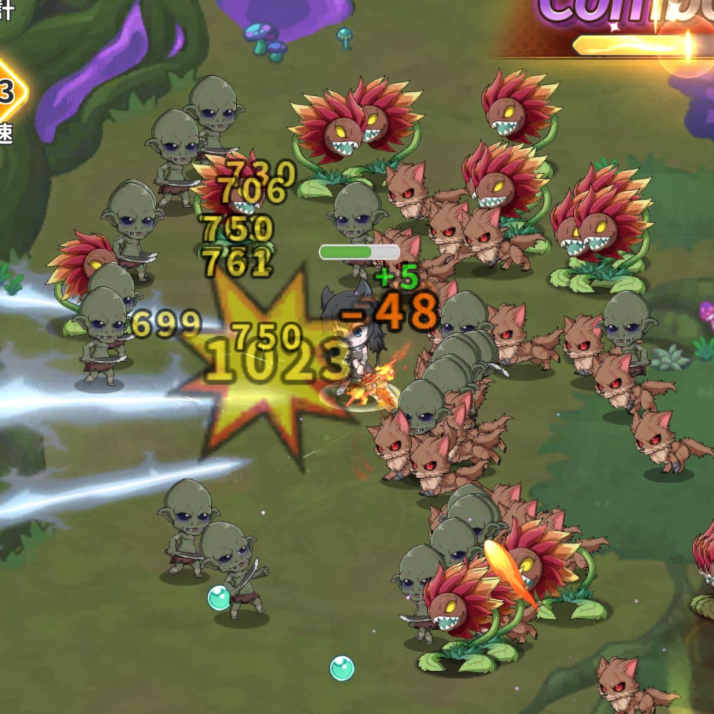 転生したら剣でした ブレイブラッシュ（転剣BR）　ローグライクバトルスクリーンショット