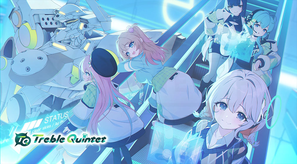 マブラヴ ガールズガーデン（マブガル）　チーム『トレブルクインテット』紹介イメージ
