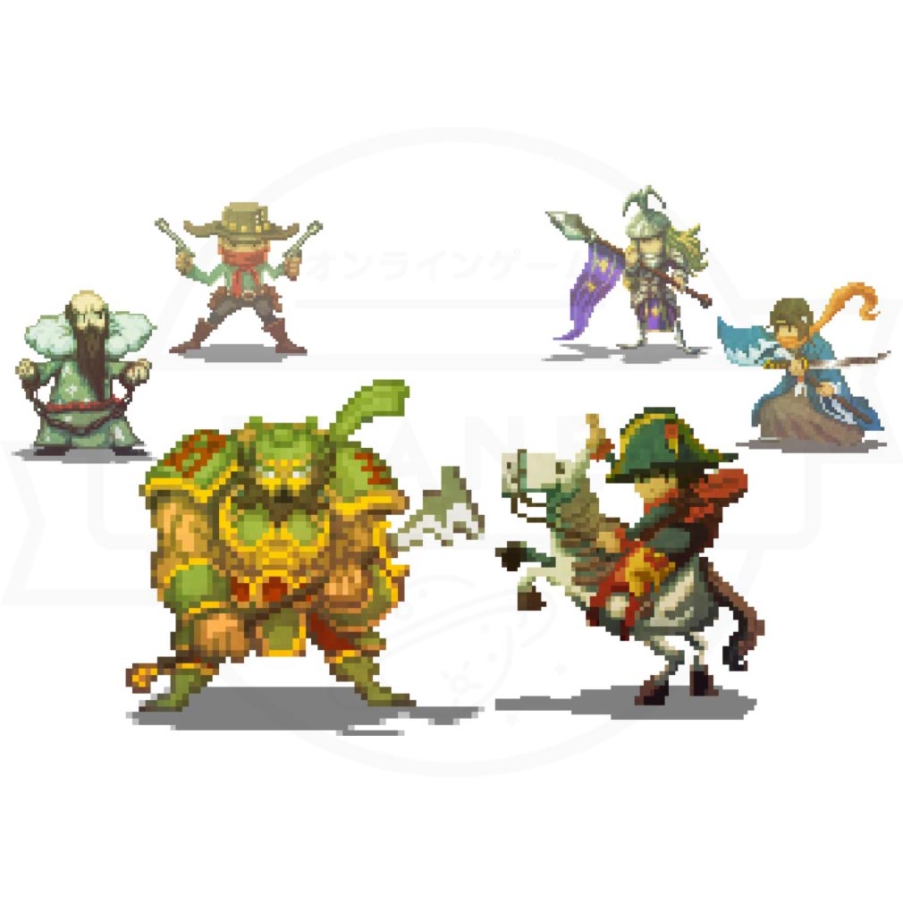 My Crypto Heroes（マイクリプトヒーローズ）マイクリ　200種類以上のヒーローキャラが登場する紹介イメージ