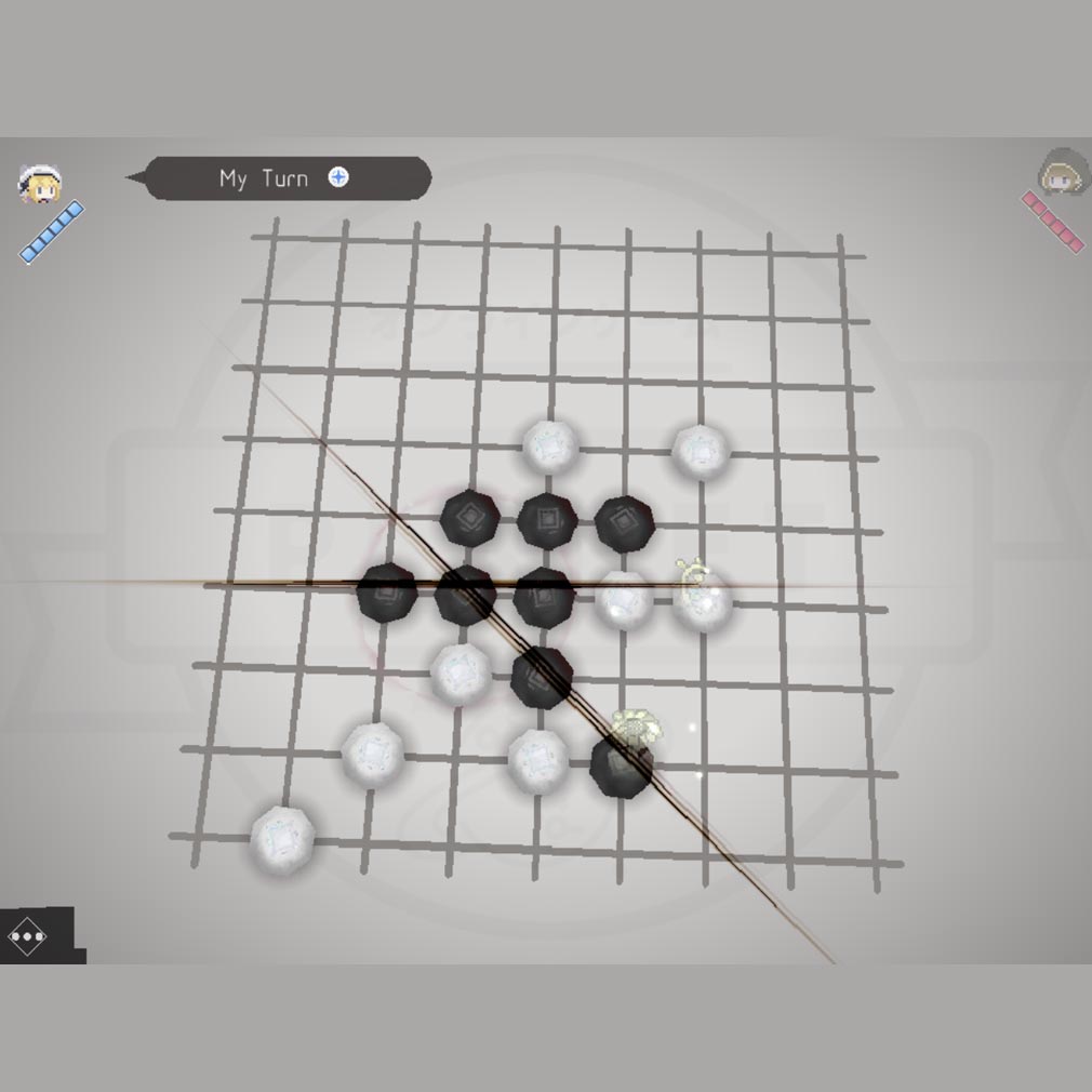 4ASCEND（フォーアセンド）　五目並べがモチーフの対極画面スクリーンショット