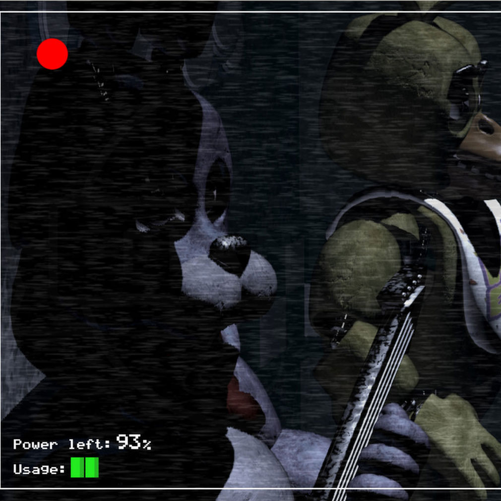 Five Nights at Freddy’s（FNAF1）　防犯カメラに目を光らせるスクリーンショット