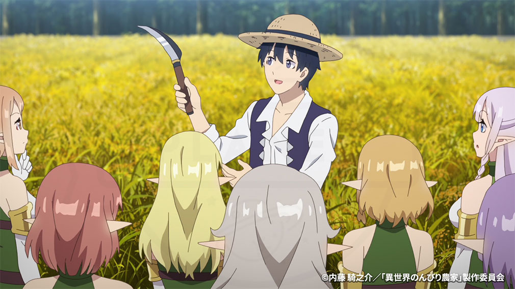 TVアニメ『異世界のんびり農家』　農業系のアニメシーン紹介イメージ