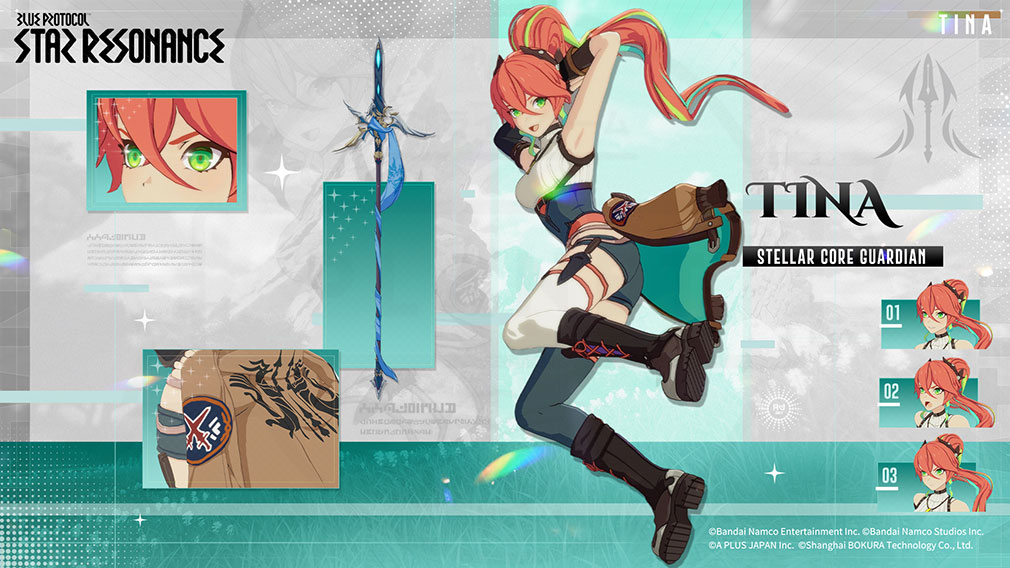 ブループロトコル：スターレゾナンス（Blue Protocol: Star Resonance）　仲間キャラクター『ティナ』紹介イメージ