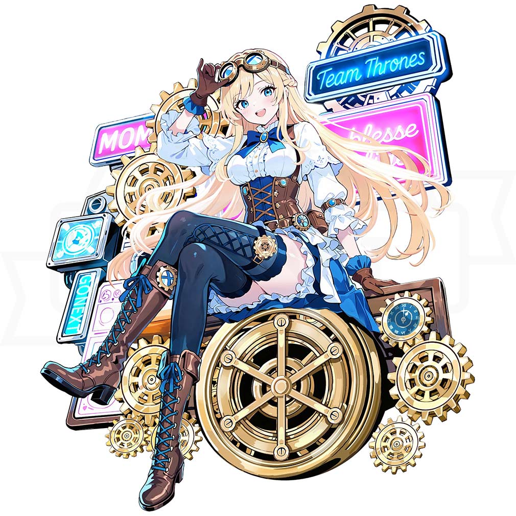 雀エボライブ（じゃんえぼ）　雀ドールキャラクター『浅倉モモカ』紹介イメージ