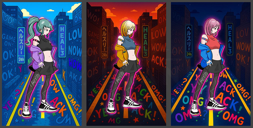 ヘルスリー（HEALTHREE）　アバター装備着せ替え紹介イメージ