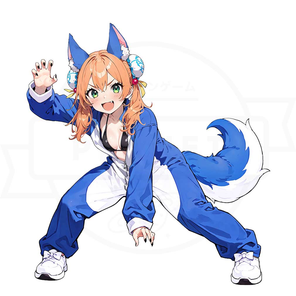 雀エボライブ（じゃんえぼ）　雀ドールキャラクター『レン・ルォシー』紹介イメージ